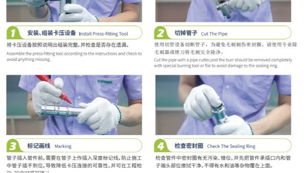 薄壁不銹鋼水管安裝做法是怎樣的？